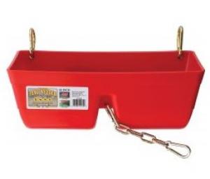 Miller 16" Fence Feeder with Clips, Red