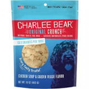 Charlee Bear Treats 16 oz Chicken/Vegetables Dog Treats