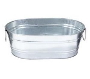 Miller Galvanized Oval Tub 2 Gallon  (Buckets & Tubs)