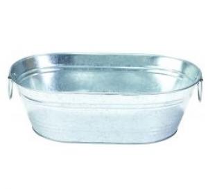 Miller Galvanized Oval Tub 4 Gallon  (Buckets & Tubs)