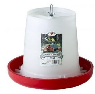 Miller Hanging Plastic Feeder 11 lbs (Poultry Feeders & Waterers)