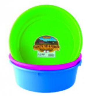 Miller Feed Pan 5 Quarts Lime (Feeders)