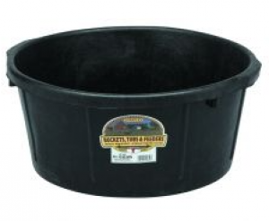 Miller Rubber Pan 6.5 Gallons Black (Feeders)