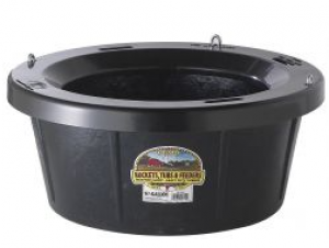 Miller Rubber Pan 6.5 Gallons Black (Feeders)