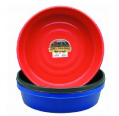 Miller Feed Pan 3 Gallons Red (Feeders)