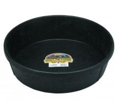 Miller Rubber Pan 3 Gallons Black (Feeders)