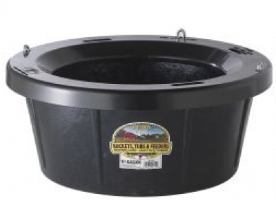 Miller Rubber Pan 6.5 Gallons Black (Feeders)