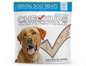 Checkups Dental Chews 48 oz Large Dog Treats