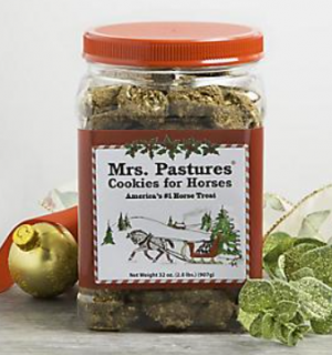 Mrs. Pastures 32 oz Jar Holiday Horse Treats