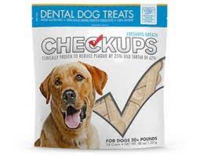 Checkups Dental Chews 48 oz Large Dog Treats