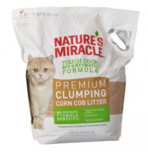 Nature's Miracle Litter 18 lbs Clump Corn Cat Litte
