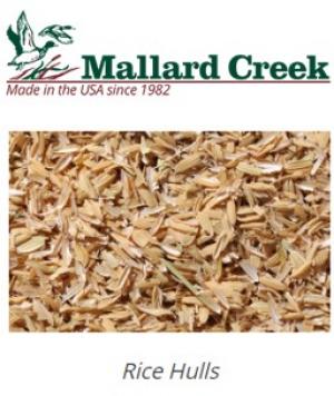 Rice Hulls Mallard Creek 6 Cu Ft Bedding