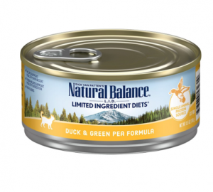 Natural Balance Canned Cat Food 5.5 oz Duck