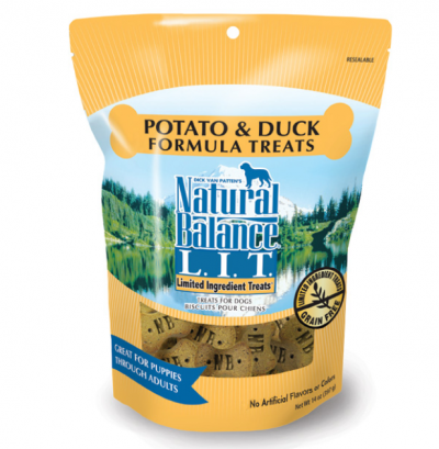 Natural Balance L.I.T. Treats 14 oz Potato & Duck Dog Treats