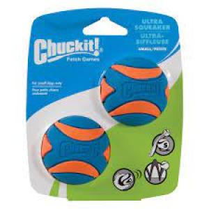 Chuckit! Ball Small Ultra Squeak Dog Toy 2 pk