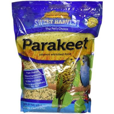 Sweet Harvest Parakeet 4 lbs Bird Feed