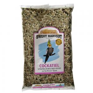 Sweet Harvest Cockatiel 20 lbs No Sunflower Bird Feed