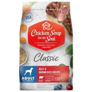 Chicken Soup Dog 28 lbs Beef/Rice Dry Dog Food