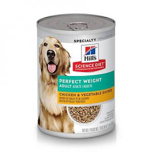 Science Diet Canine Case Adult 13 oz Perfect Weight Chicken Canned Dog Food