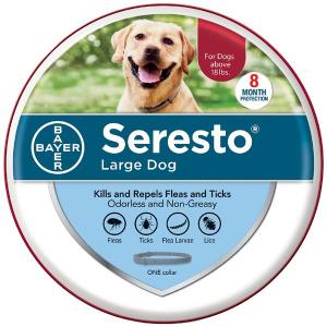 Seresto Dog Flea Tick Collar Large 8 Month (Cat, Flea & Tick)