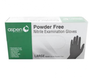 Nitrile Exam Gloves Small Black