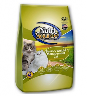 Nutri Source Cat 4 lbs Senior/Weight Management Dry Cat Food