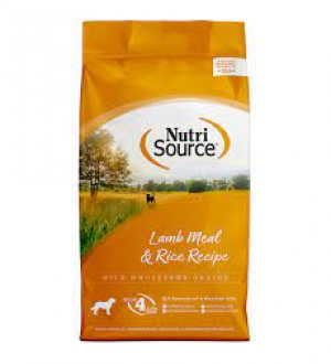 Nutri Source Dog 15 lbs Lamb/Rice Dry Dog Food