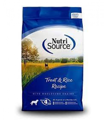 Nutri Source Dog 4 lbs Trout/Rice Dry Dog Food