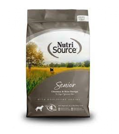 Nutri Source Dog 26 lbs Senior Dry Dog Food