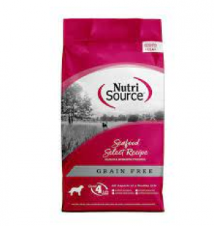 Nutri Source Dog Grain Free 4 lbs Seafood Dry Dog Food