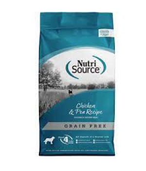 Nutri Source Dog Grain Free 15 lbs Chicken Dry Dog Food