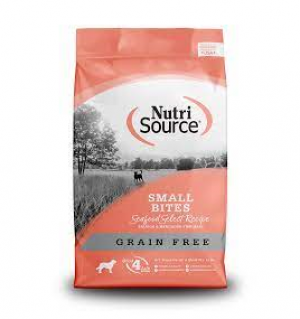 Nutri Source Dog Grain Free Small Breed 5 lbs Seafood Dry Dog Food