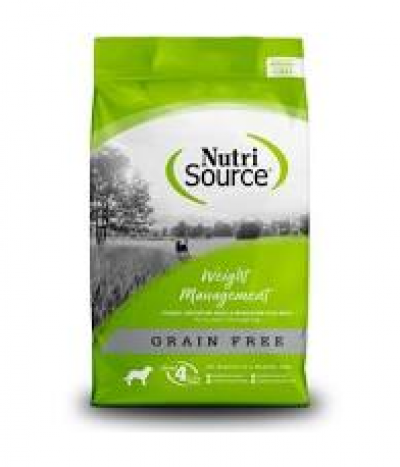 Nutri Source Dog Grain Free 5 lbs Weight Management Dry Dog Food