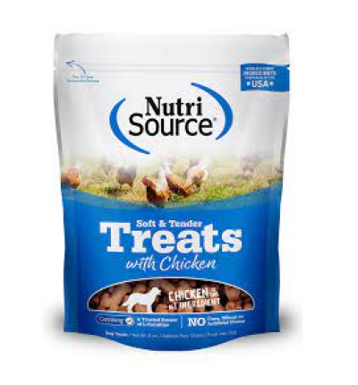 Nutri Source Soft Tender Treats 6 oz Chicken Dog Treats