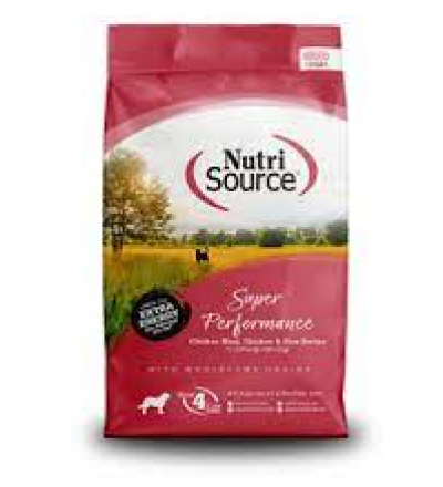 Nutri Source Dog Super Performance 40 lbs Dry Dog Food