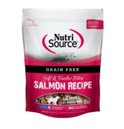 Nutri Source Soft Tender Treats 6 oz Salmon Dog Treats