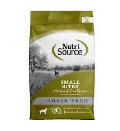 Nutri Source Dog Grain Free Small Breed 5 lbs Chicken Dry Dog Food