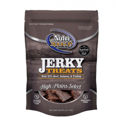 Nutri Source Jerky 4 oz High Plains Dog Treats