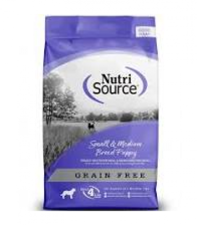 Nutri Source Dog Grain Free 15 lbs Puppy Dry Dog Food