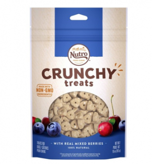 Nutro Crunchy Treats 10 oz Berry Dog Treats