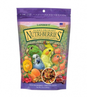 Nutri-Berries Small Bird 10 oz Orchard (Cage Birds: Treats & Supplements)