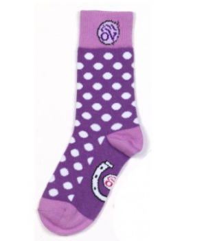 Ovation Socks MC Lucky MC Kids Purple/White