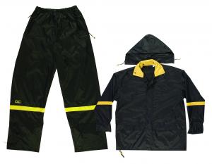 CLC Nylon Rainsuit XL Black (Rain Gear)