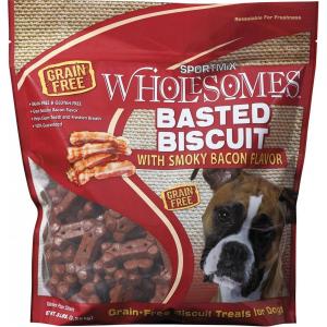 Sportmix Biscuit 3 lbs Basted Bacon Dog Treats