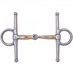 Snaffle Copper Full Cheek 5" Thin Mouth Bit