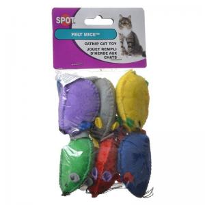 Spot Cat Toy 6 Pack Felt Mice