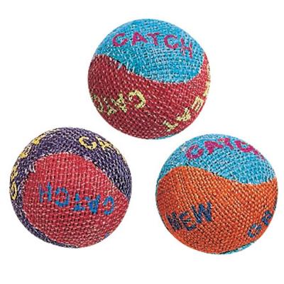 Spot Cat Toy 3 Pack Burlap Balls