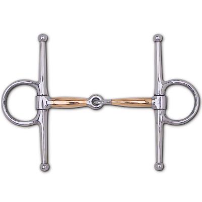 Snaffle Copper Full Cheek 5" Thin Mouth Bit