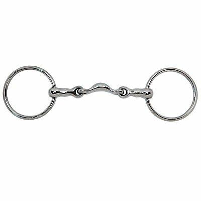 Snaffle Loose SS Quarter Moon 5"  Bit
