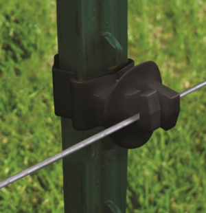 Patriot T Post Insulator Black/Short (Electric Fence T Post Insulators)